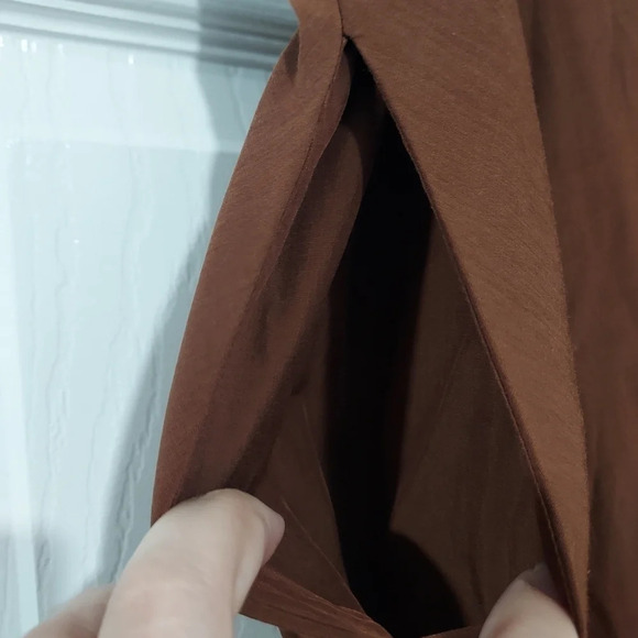 Unique Vintage Brown Briella Flare Skirt in Size 1X / 16 - Picture 4 of 13